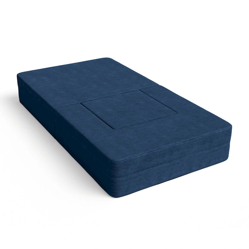 Fauteuil-lit convertible et pouf / Lit simple (deux places)