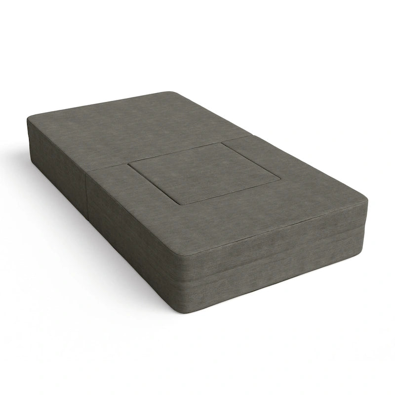 Fauteuil-lit convertible et pouf / Lit simple (deux places)