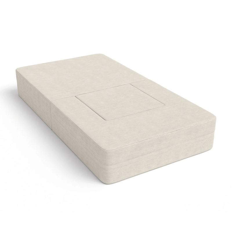 Fauteuil-lit convertible et pouf / Lit simple (deux places)
