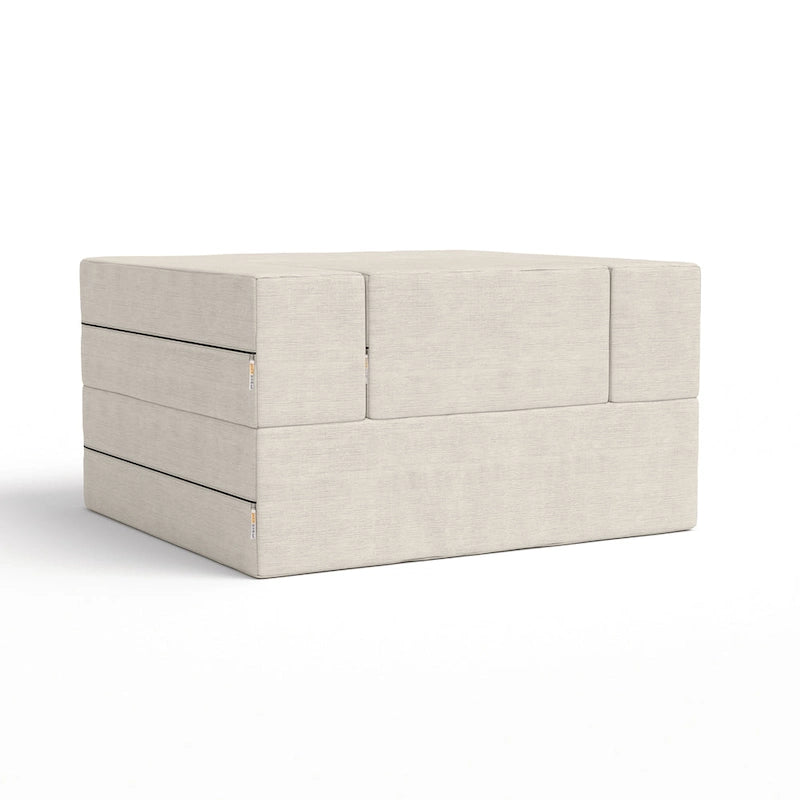 Fauteuil-lit convertible et pouf / Lit simple (deux places)