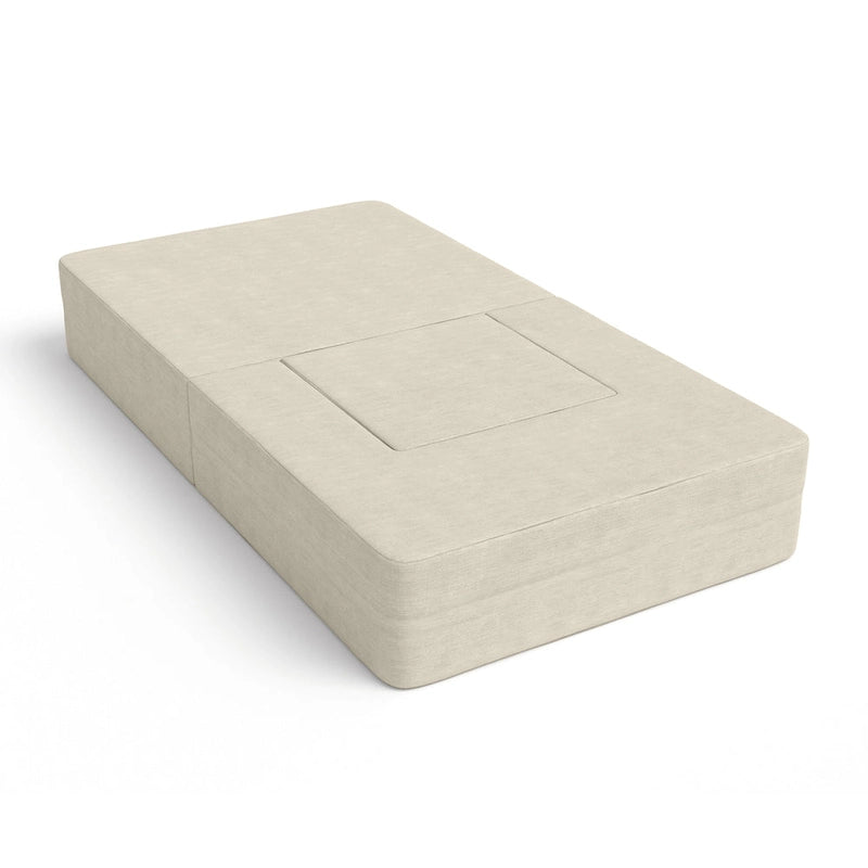 Fauteuil-lit convertible et pouf / Lit simple (deux places)