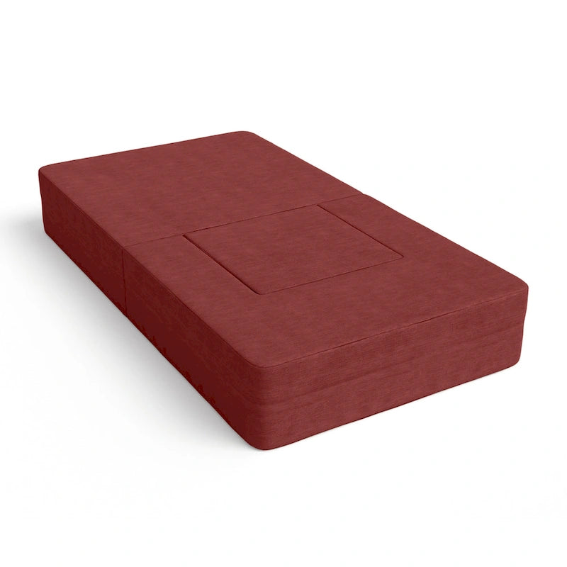 Fauteuil-lit convertible et pouf / Lit simple (deux places)