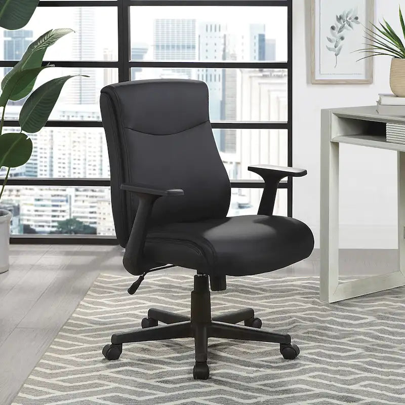 Chaise de bureau de direction à dossier mi-hauteur