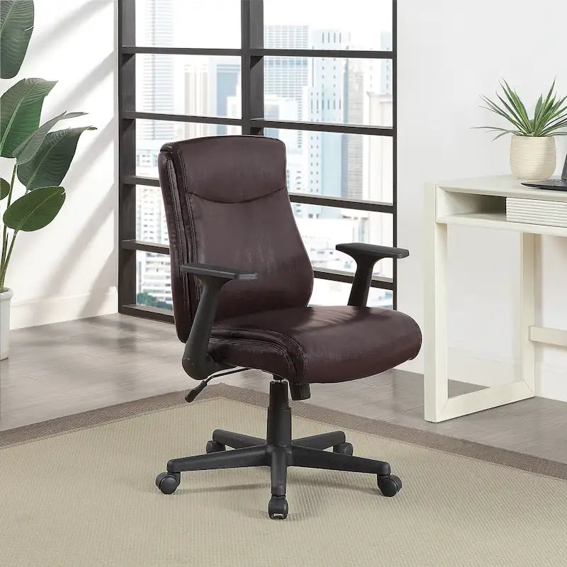 Chaise de bureau de direction à dossier mi-hauteur