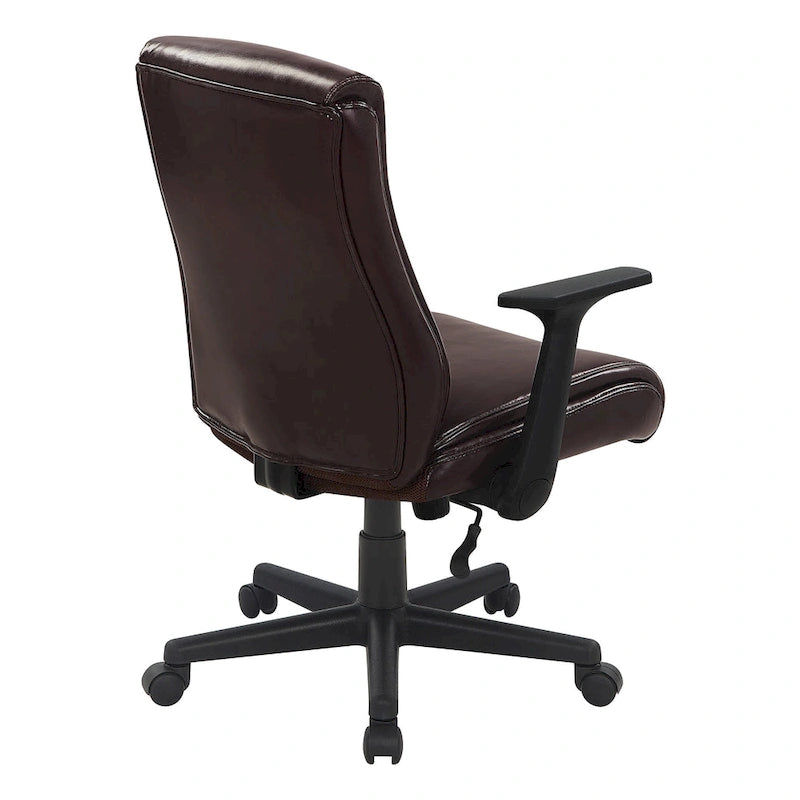 Chaise de bureau de direction à dossier mi-hauteur
