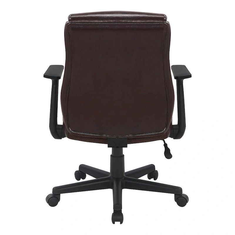 Chaise de bureau de direction à dossier mi-hauteur