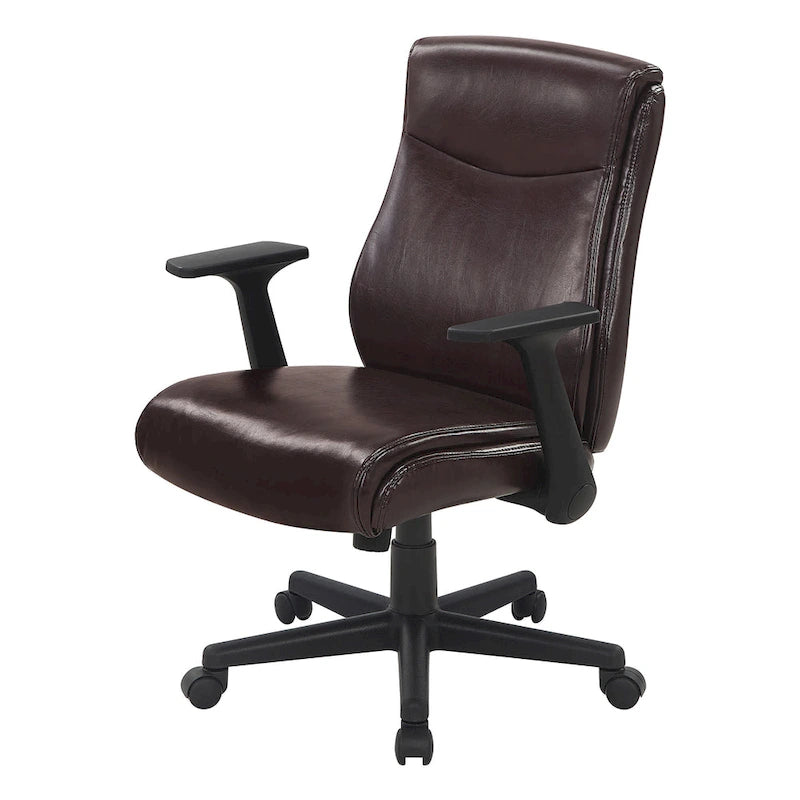 Chaise de bureau de direction à dossier mi-hauteur