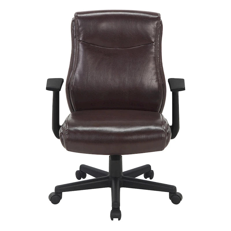 Chaise de bureau de direction à dossier mi-hauteur