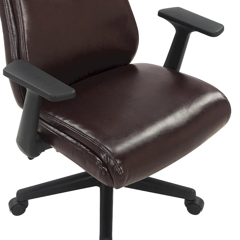 Chaise de bureau de direction à dossier mi-hauteur
