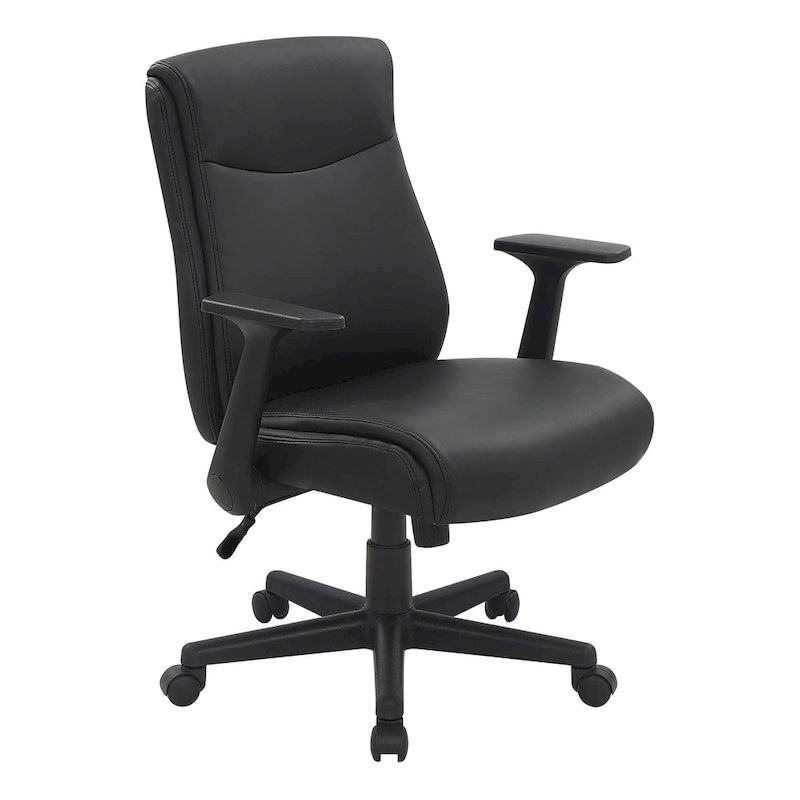 Chaise de bureau de direction à dossier mi-hauteur