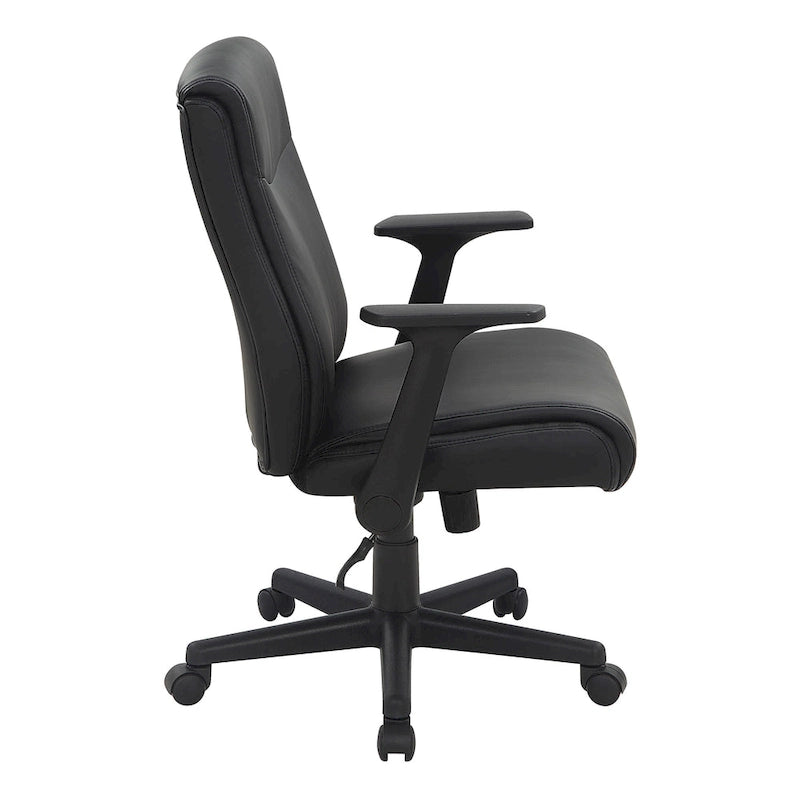 Chaise de bureau de direction à dossier mi-hauteur