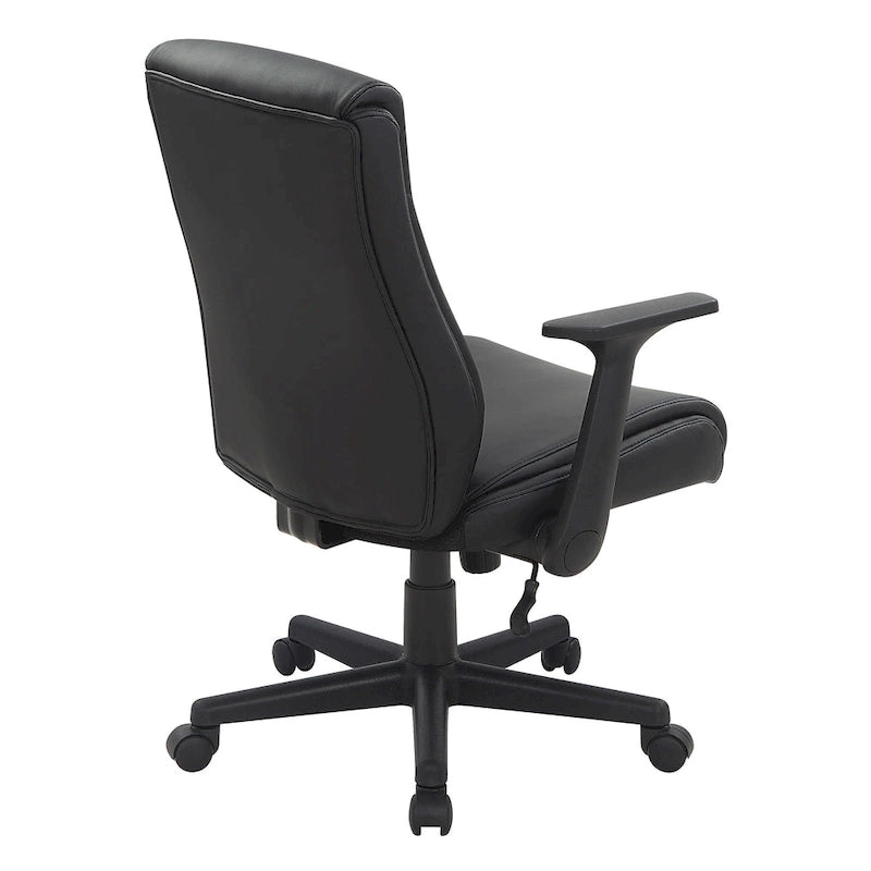 Chaise de bureau de direction à dossier mi-hauteur