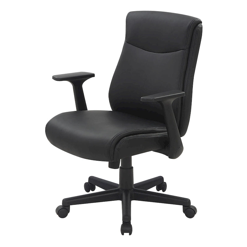 Chaise de bureau de direction à dossier mi-hauteur
