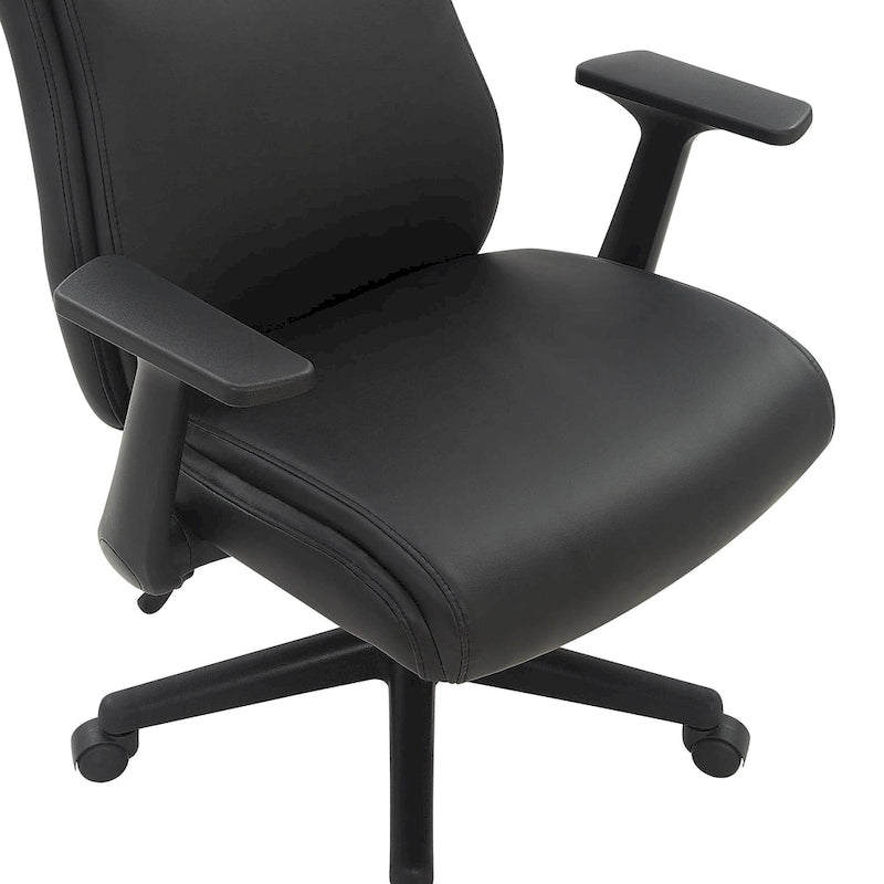 Chaise de bureau de direction à dossier mi-hauteur