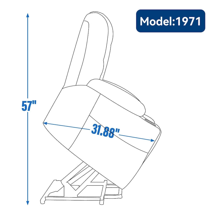 Grand fauteuil inclinable électrique avec massage et chauffage pour personnes âgées, fauteuil inclinable large surdimensionné, mécanisme de mouvement robuste