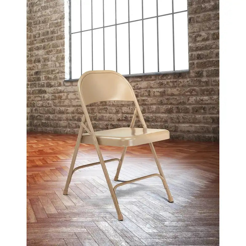 (Lot de 4) – Chaises pliantes tout acier Série 50