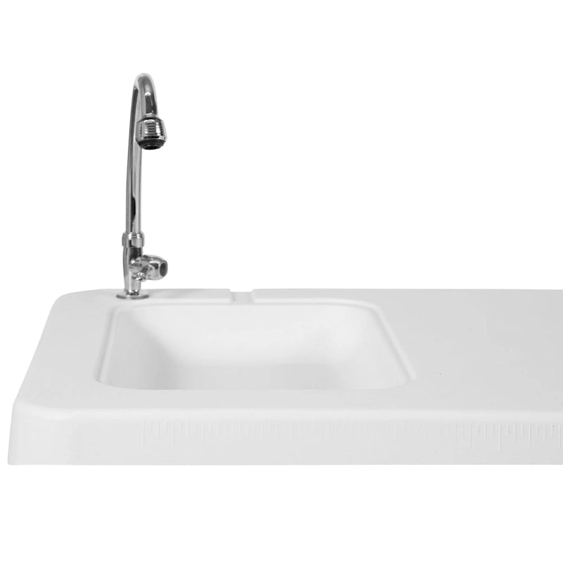 Table de nettoyage de poisson portable de 4 pieds / Table de camping extérieure avec évier