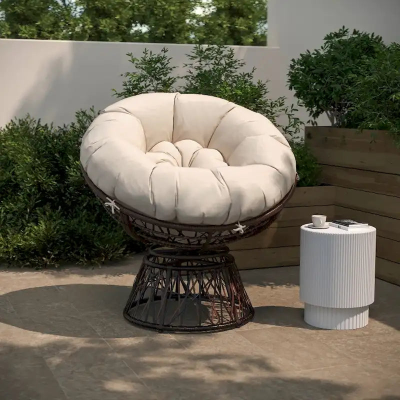 Fauteuil de jardin pivotant