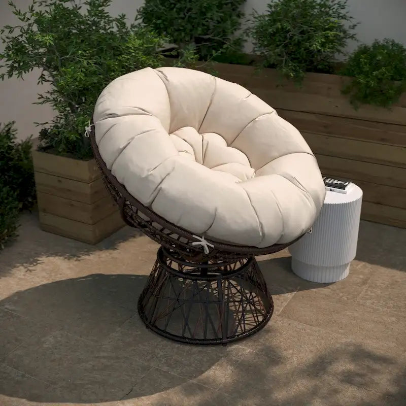 Fauteuil de jardin pivotant