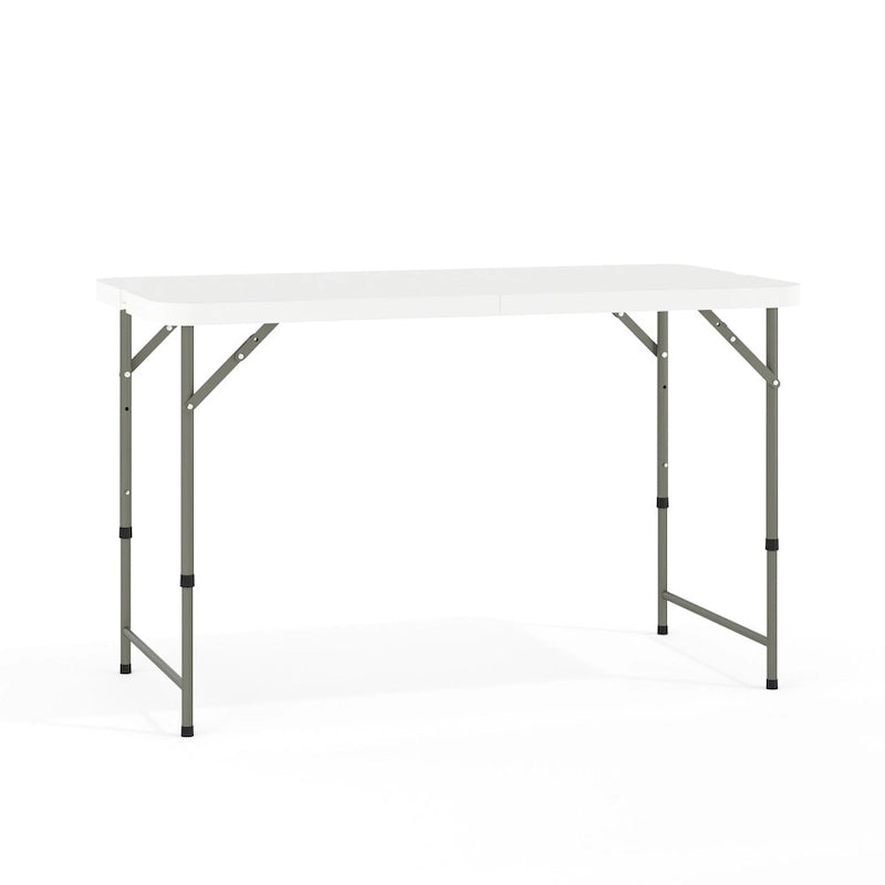Table pliante en plastique à hauteur réglable