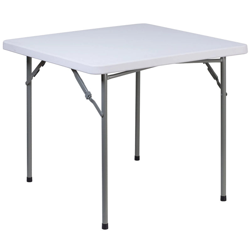 Table pliante carrée en plastique de 86 cm – Table de jeux/Table de cartes