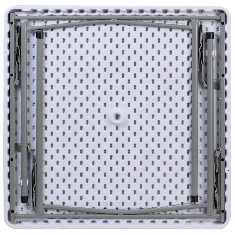 Table pliante carrée en plastique de 86 cm – Table de jeux/Table de cartes