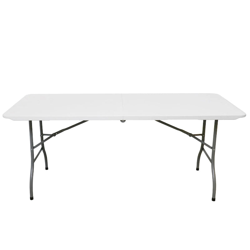 Table pliante en plastique blanche de 6 pieds