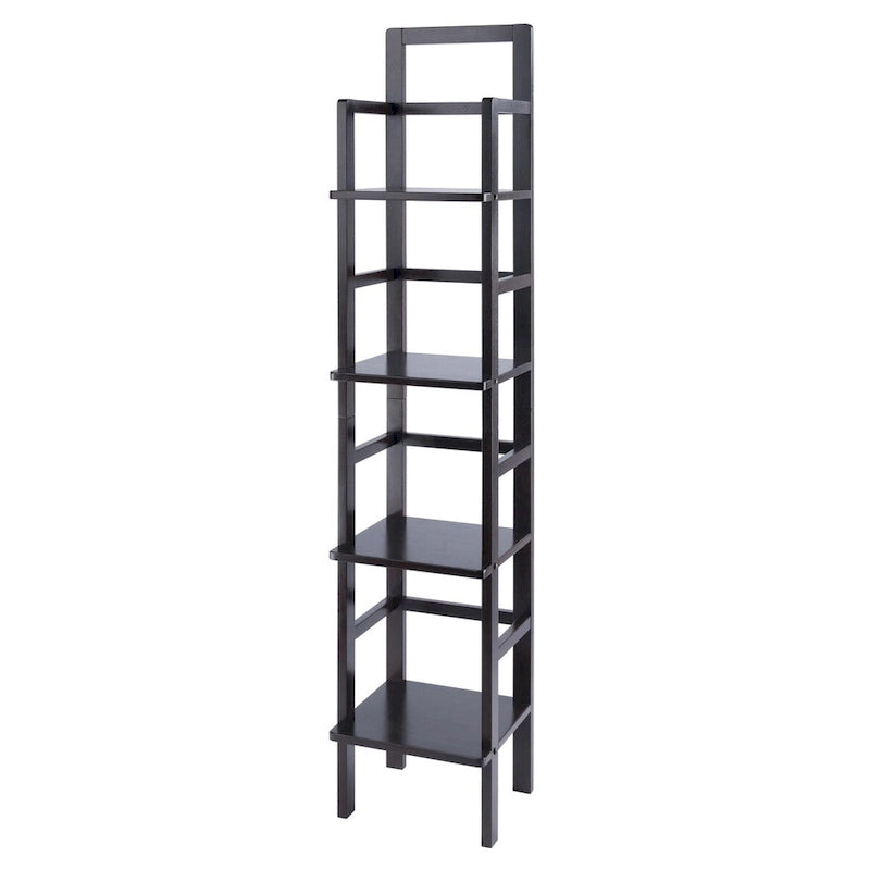 Étagère de boulanger, étroite, café – 14,72 x 13,86 x 70,71 pouces
