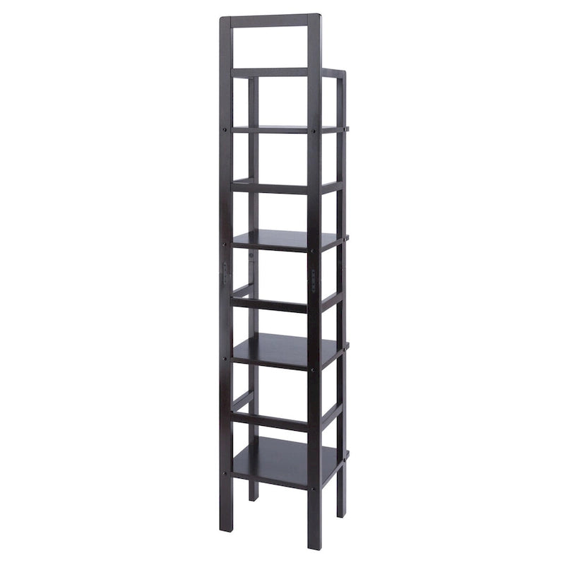 Étagère de boulanger, étroite, café – 14,72 x 13,86 x 70,71 pouces