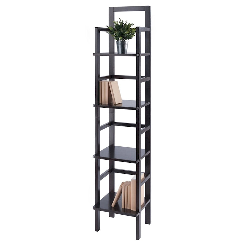 Étagère de boulanger, étroite, café – 14,72 x 13,86 x 70,71 pouces