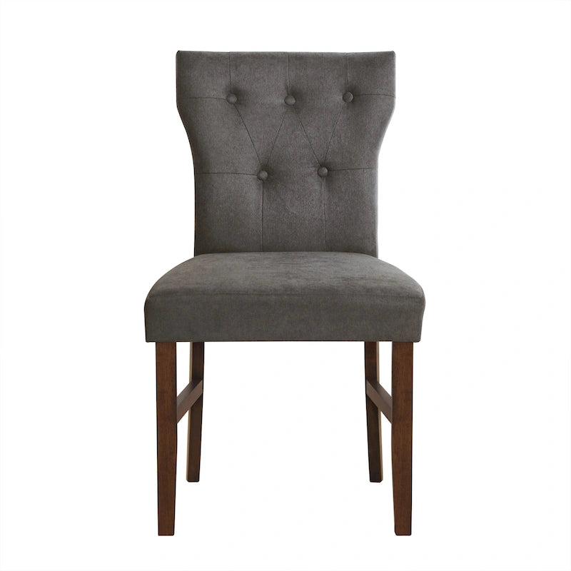 Chaise de salle à manger en bois 7 pièces Mid-Century Modern