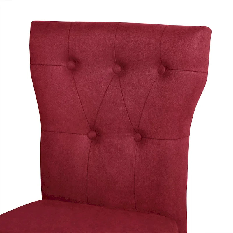 Chaise de salle à manger en bois 7 pièces Mid-Century Modern