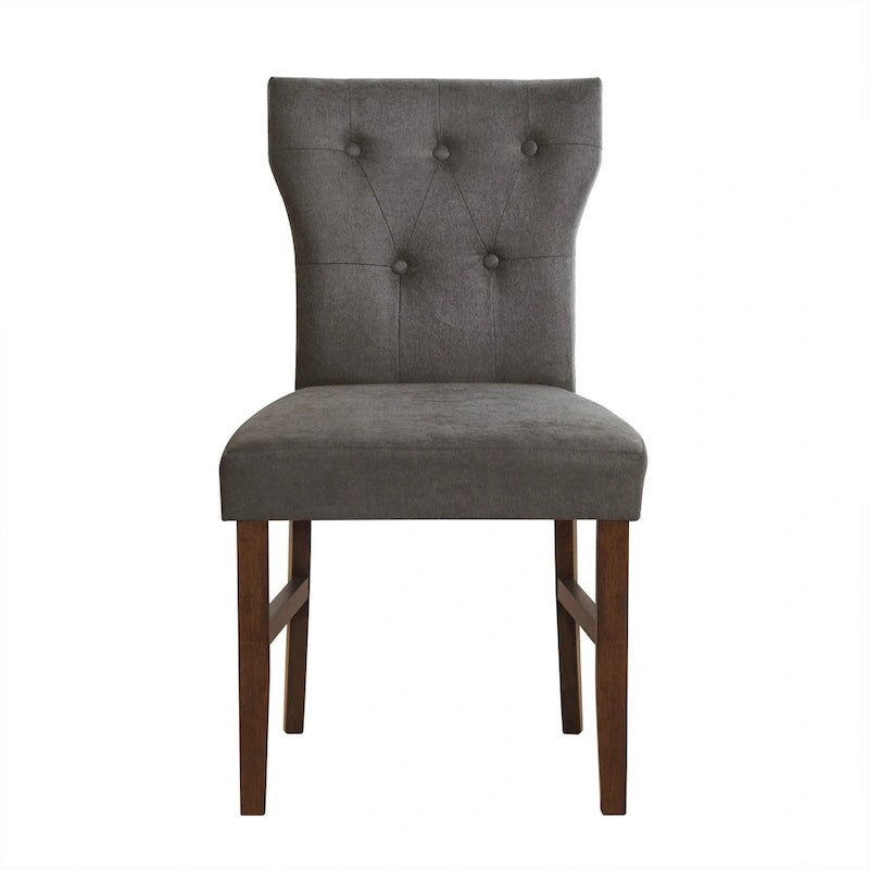 Chaise de salle à manger en bois 7 pièces Mid-Century Modern