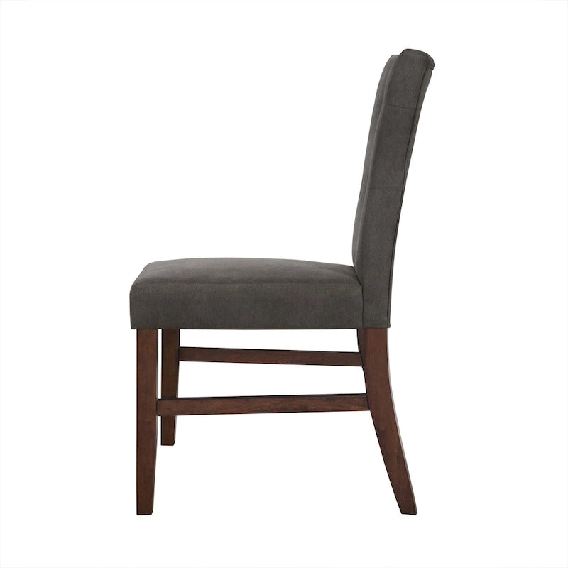 Chaise de salle à manger en bois 7 pièces Mid-Century Modern