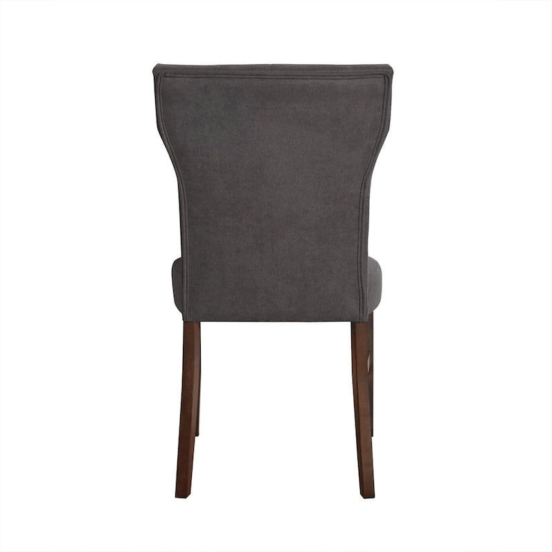 Chaise de salle à manger en bois 7 pièces Mid-Century Modern