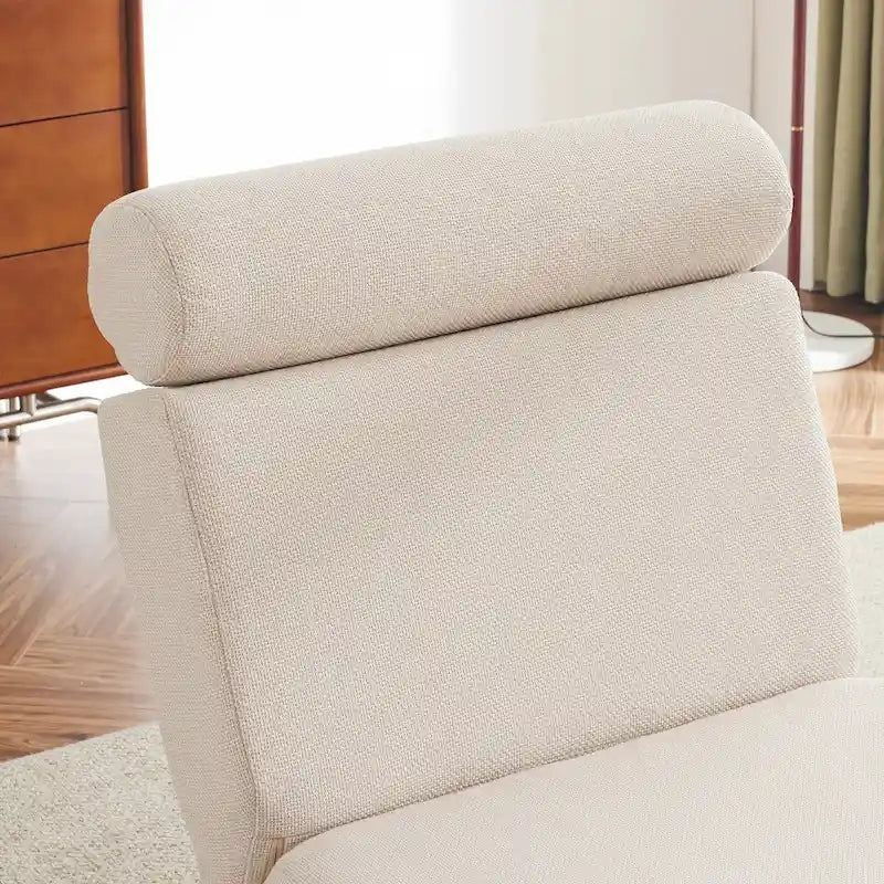 Fauteuil de relaxation pliant avec oreiller convertible en lit une place
