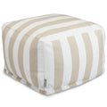 Pouf rayé vertical extérieur/intérieur
